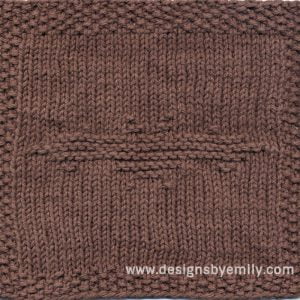 Bat Knit Dishcloth Pattern