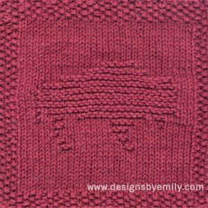 Buffalo Knit Dishcloth Pattern
