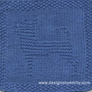 Chihuahua Knit Dishcloth Pattern