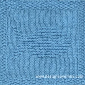 Fish Knit Dishcloth Pattern