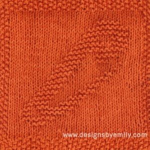 Safety Pin Knit Dishcloth Pattern