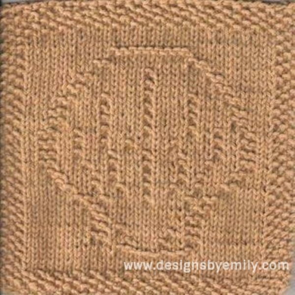 Scallop Shell Knit Dishcloth Pattern
