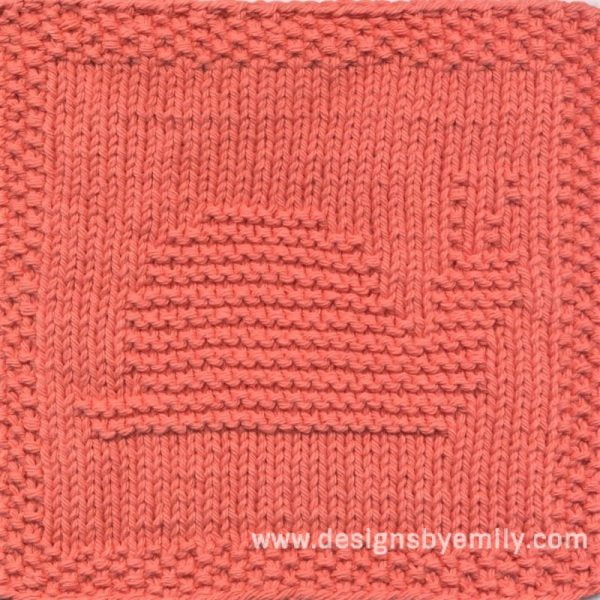 Snail Knit Dishcloth Pattern
