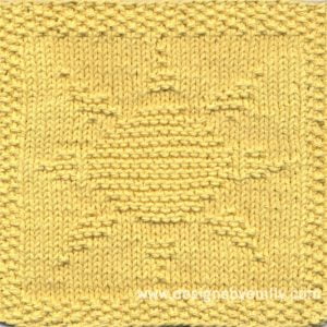 Sun Knit Dishcloth Pattern